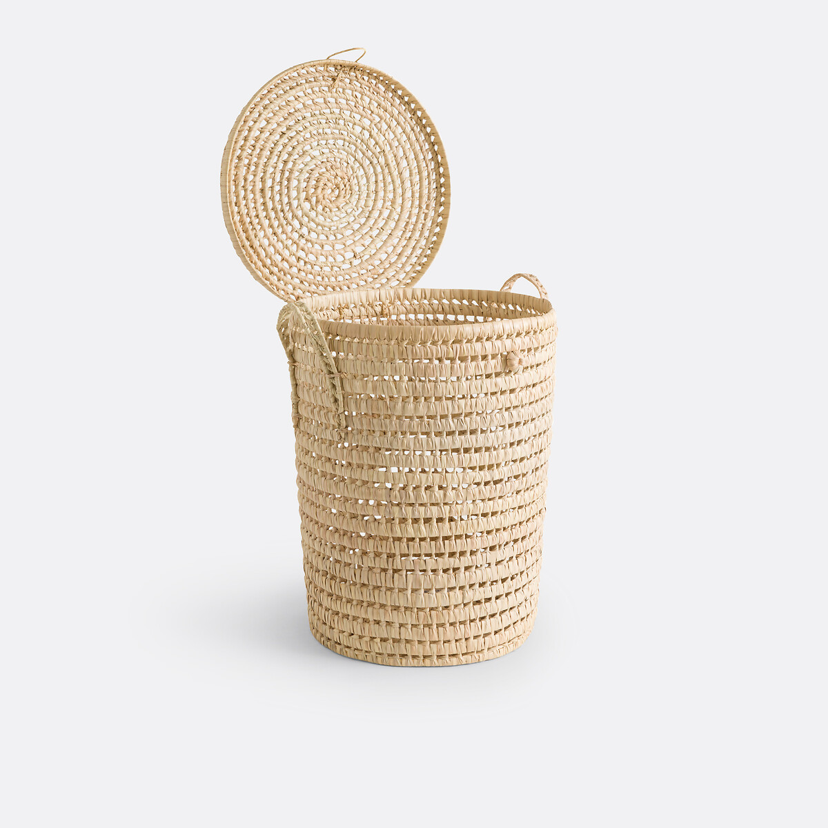 LA REDOUTE INTERIEURS<br>Cesto em forma de concha feito de folhas de palmeira, Ghada