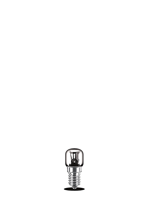 2 ampoules LED tube four incandescent 15W E14 1T22 Philips