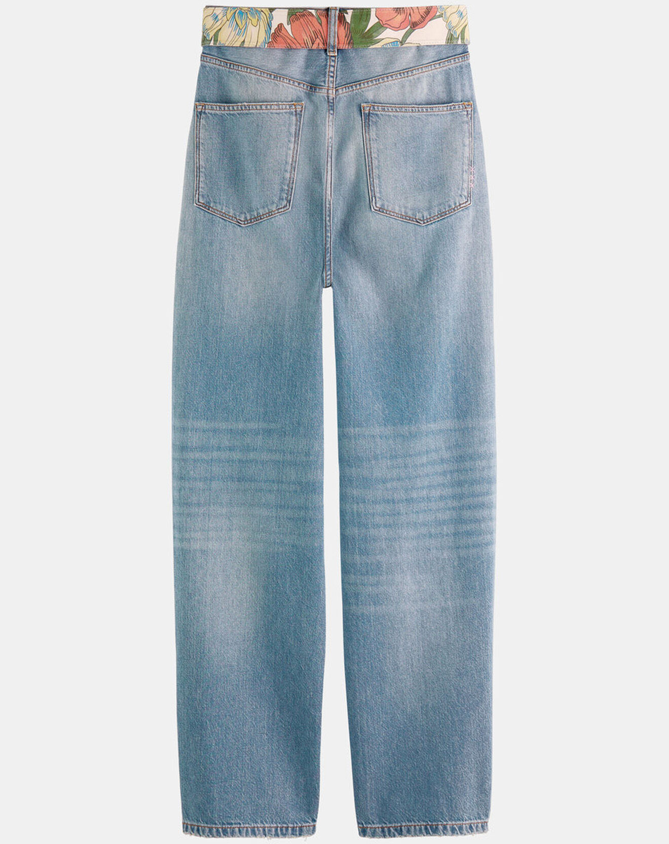 Scotch & Soda Jean ample bleu moyen