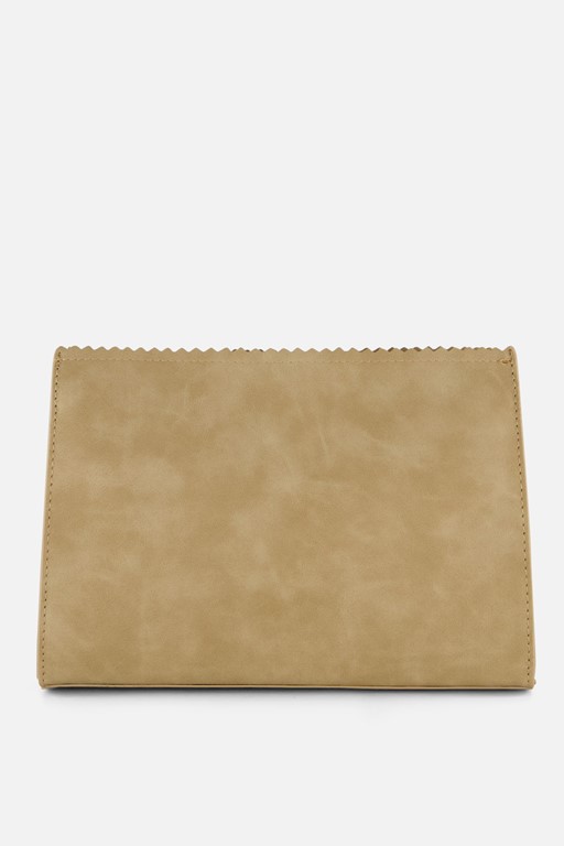 Zebra Merel Schoudertas beige Imitatieleer