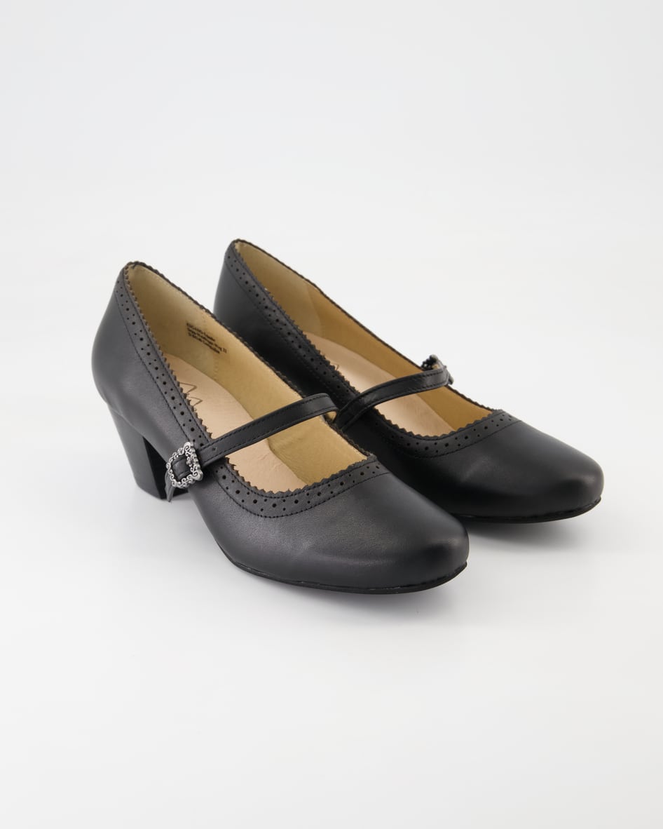 Hirschkogel 3002738002 Trachtenschuhe in Schwarz