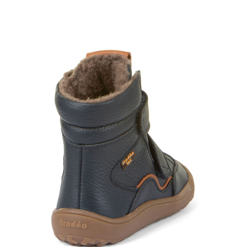 Froddo Froddo Barefoot Tex Winter Cuir Marine