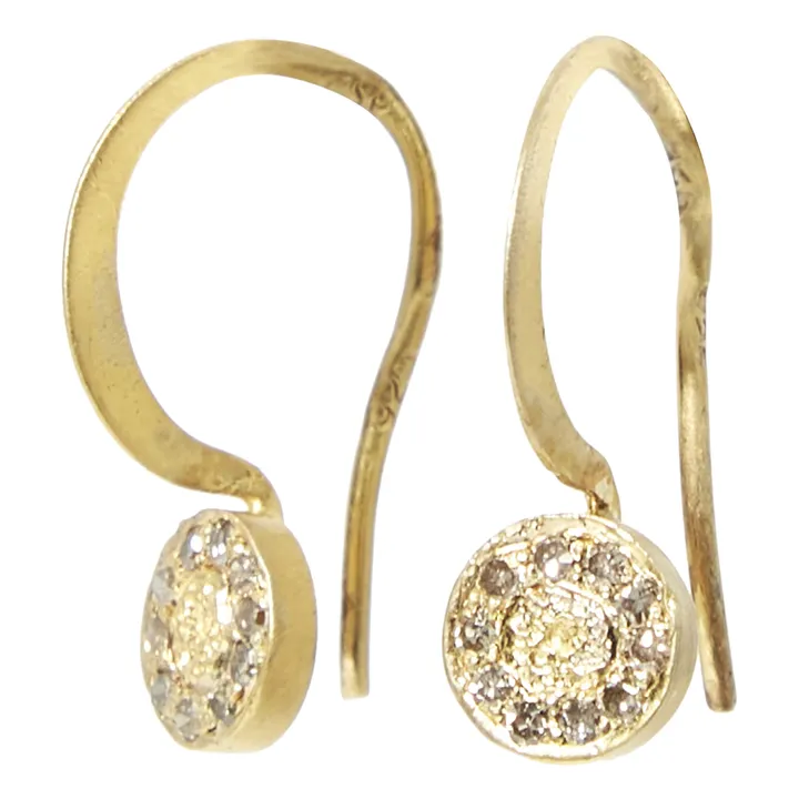 5 Octobre Boucles d'Oreilles Caleb | Doré