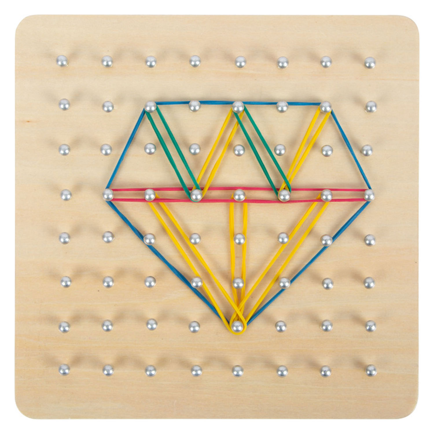 Small Foot-Houten Geobord Set