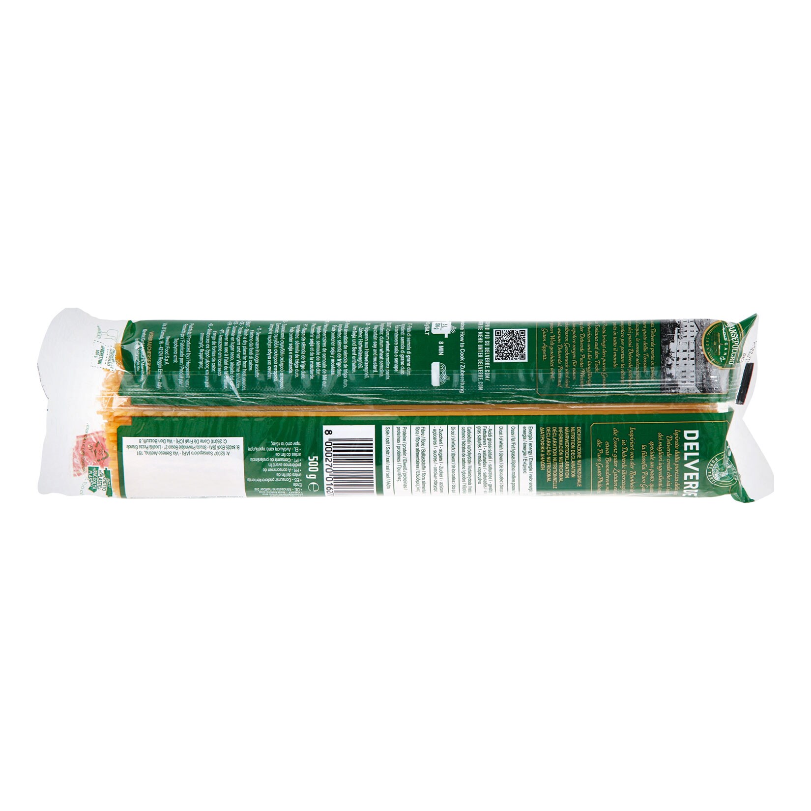 Delverde Pasta Classica Spaghettini 500 g, 25er Pack