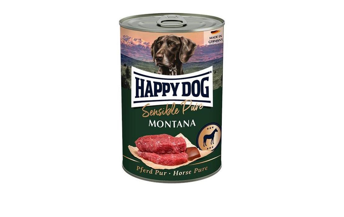 Nassfutter Sensible Pure Montana Pferd, 400 gAlleinfuttermittel für ausgewachsene Hunde
