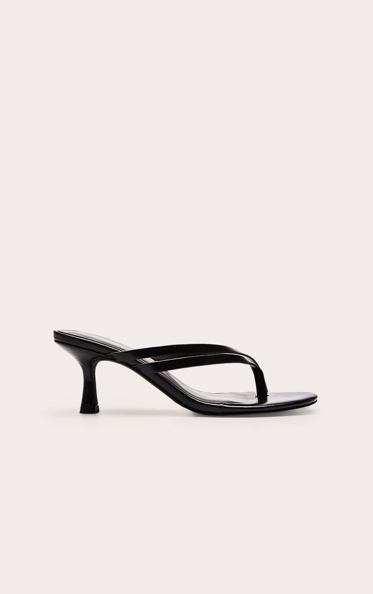 Chocolate Plum Mules À Talon Chaton Avec Brides Asymétriques