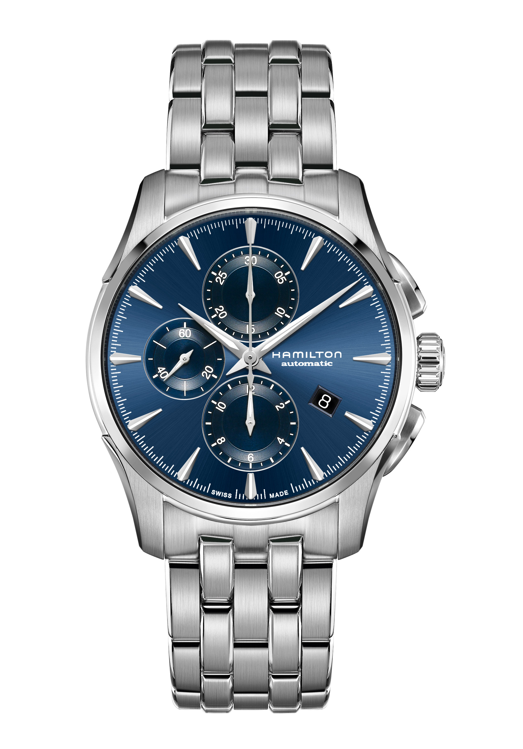 Hamilton Jazzmaster Automatik-Chronograph 42 mm blau