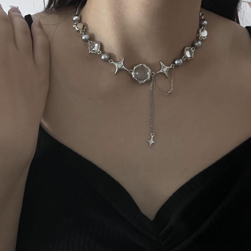 Sharkkira - Strass Ster Ketting