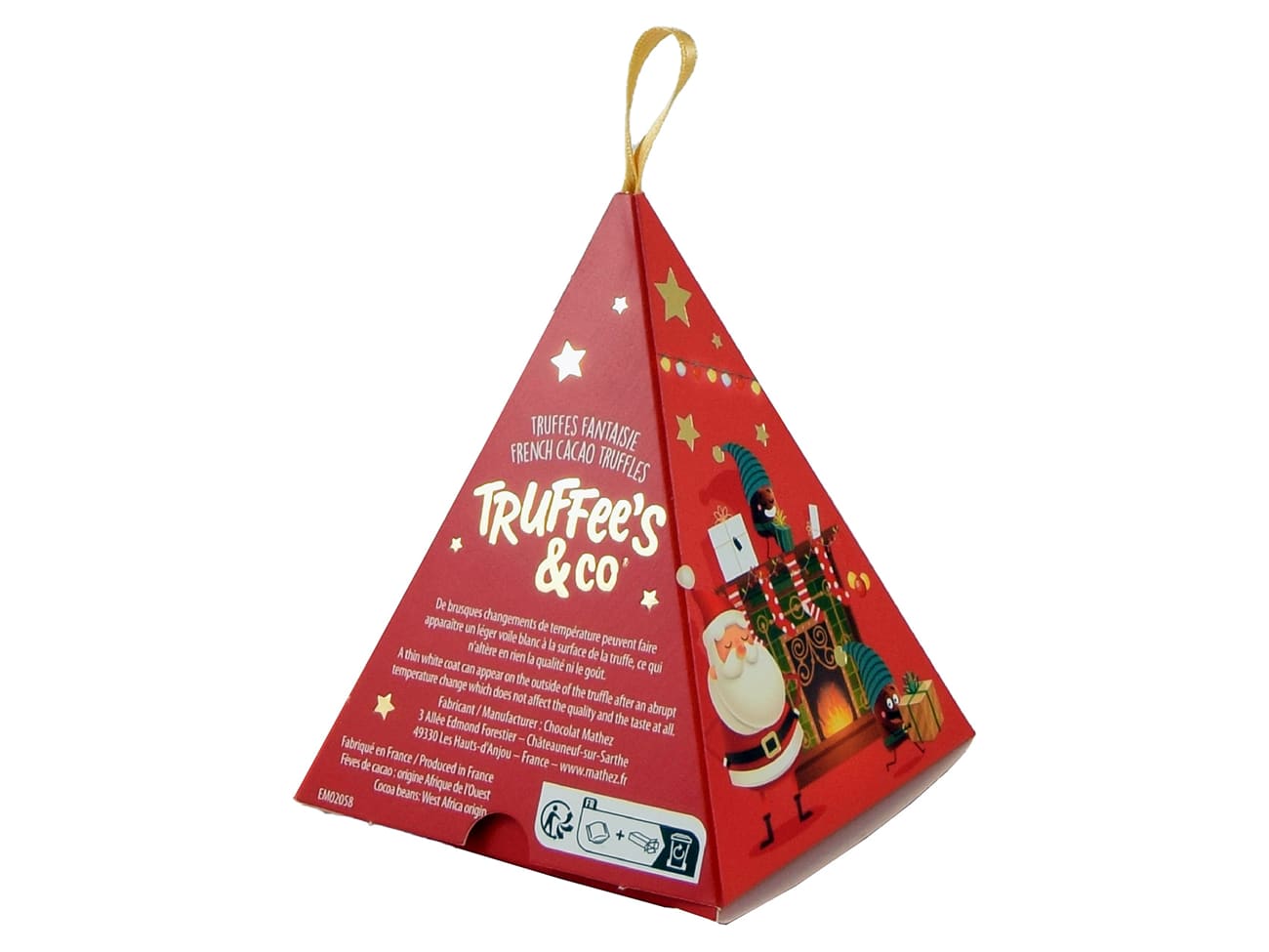 Mini pyramide - Truffettes nature - 35 g - Chocolat Mathez