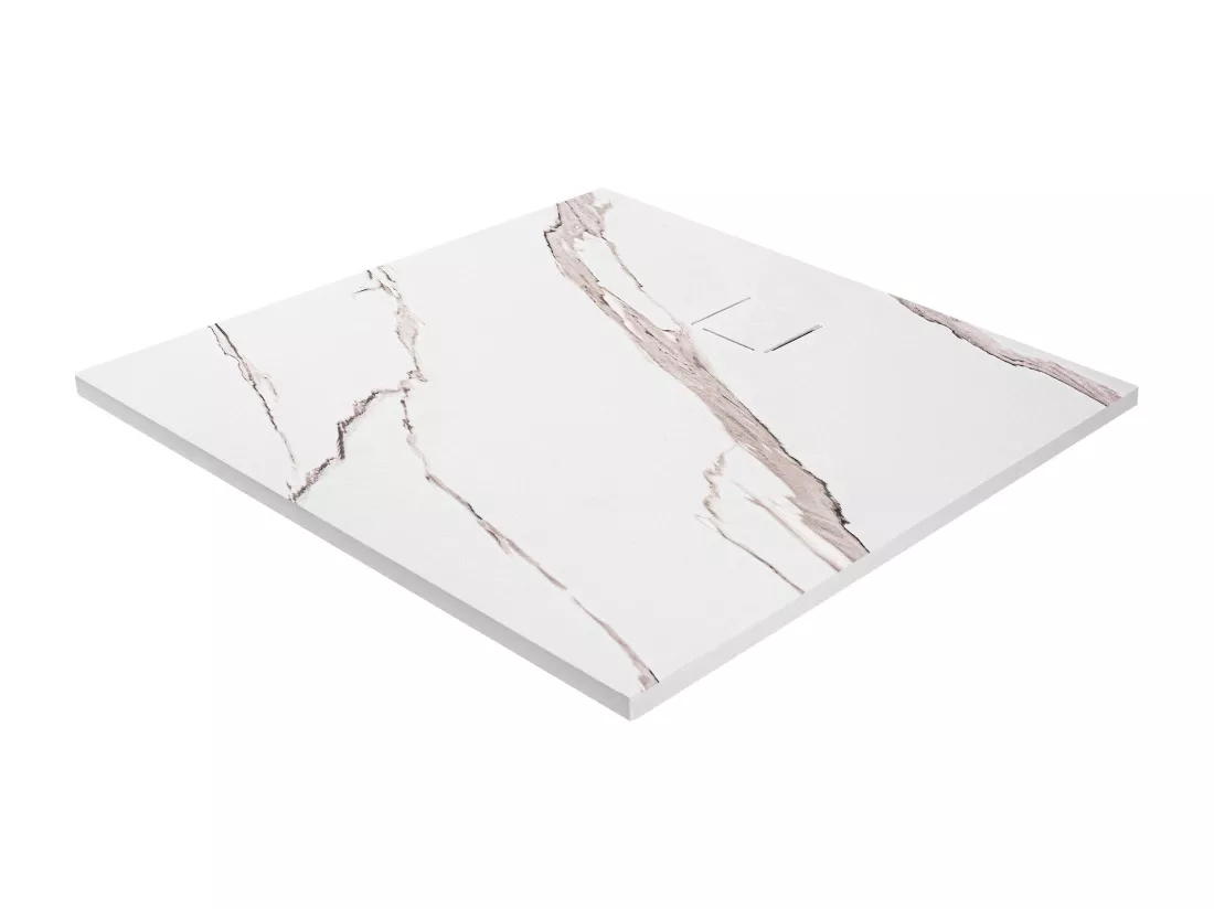 Receveur De Douche Rea Magnum Carrara 90X90 White