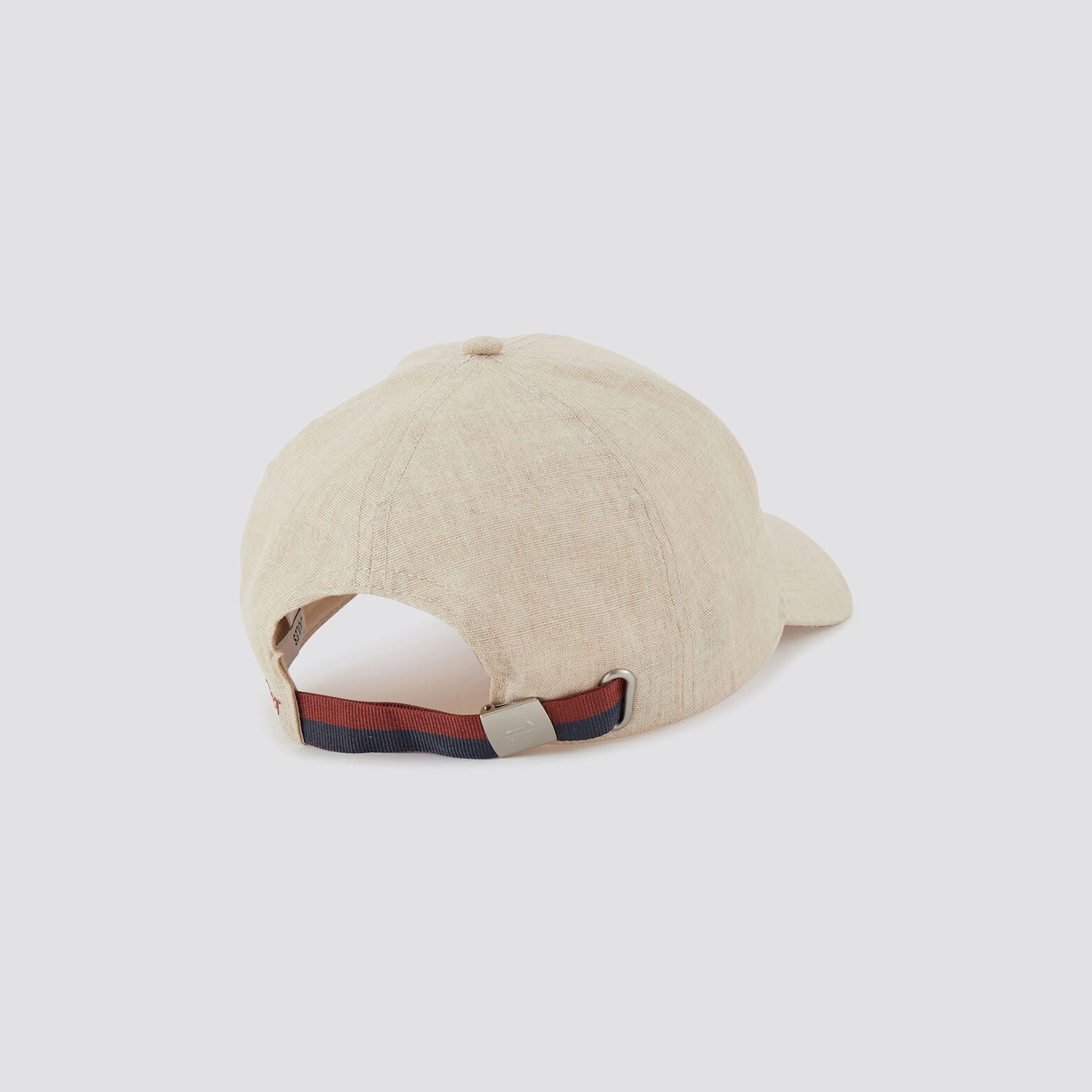 Casquette été broderie latérale Ecru