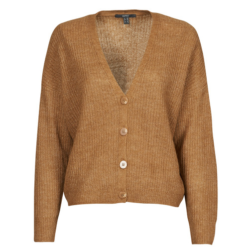 Esprit - WP V-ECK CARDI - Marron