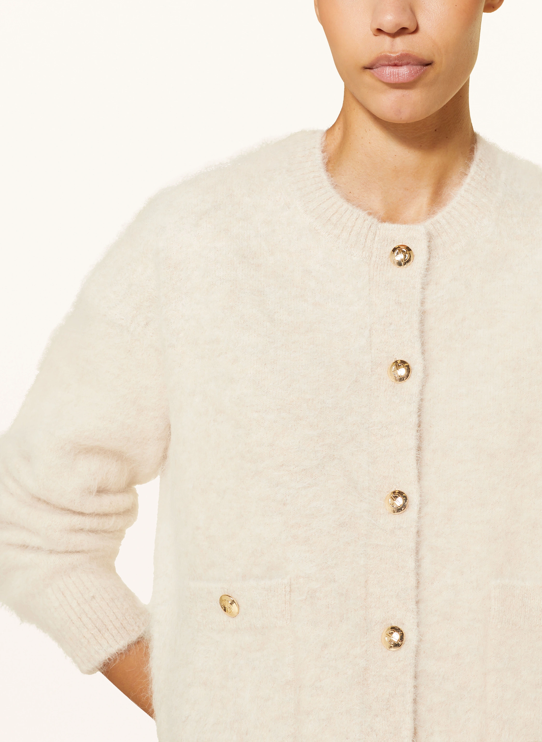 ANINE BING Strickjacke BOBBIE aus Alpaka