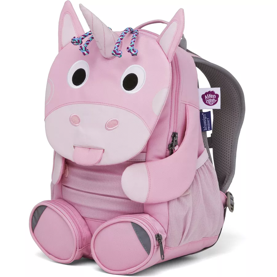 Affenzahn Große Freunde - Kinderrucksack Einhorn, pink