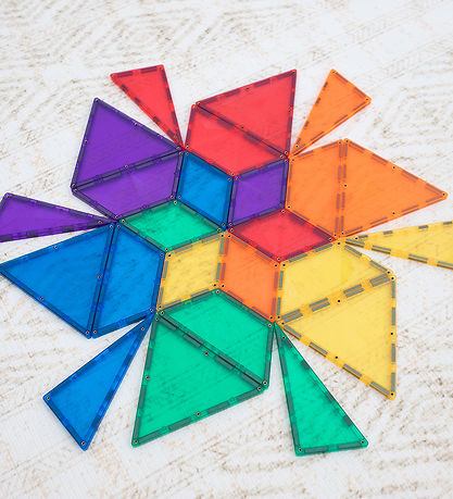Connetix Magnets?t - 36 Dele - Rainbow Shape Expansion Pack