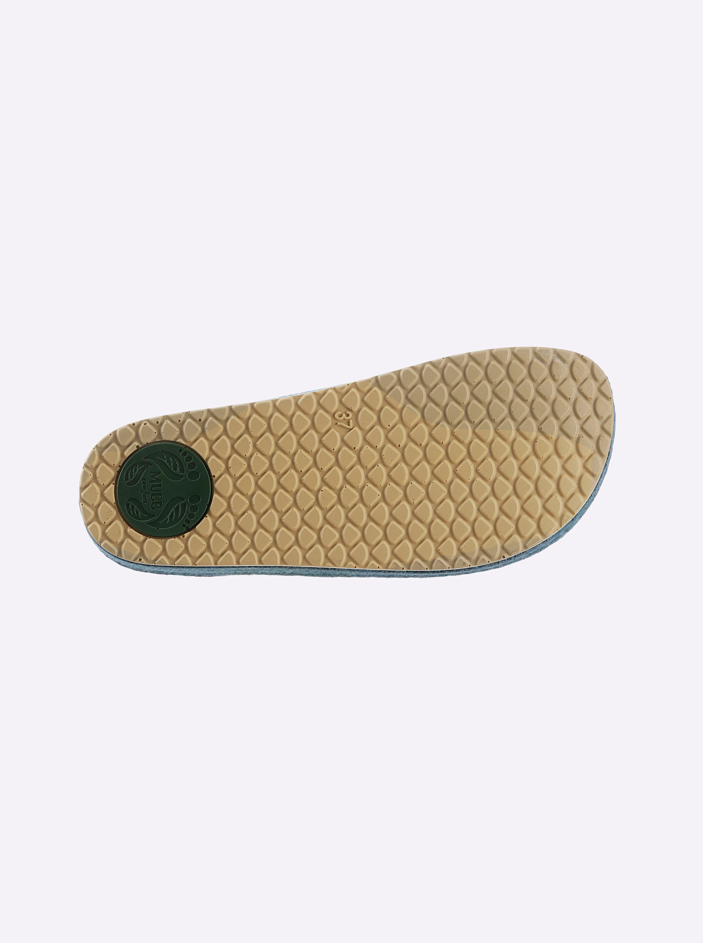 Mubb Pantoffel in aquapetrol
