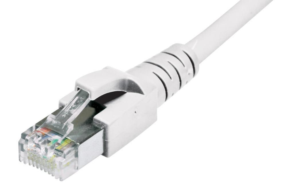 Patchkabel Cat 6A, S/FTP, 2.5 m, WeissPatchkabel, 2.5 m, Weiss