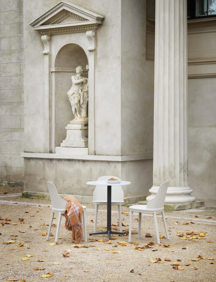 Normann Copenhagen  Allez stol - hvid/egetræ