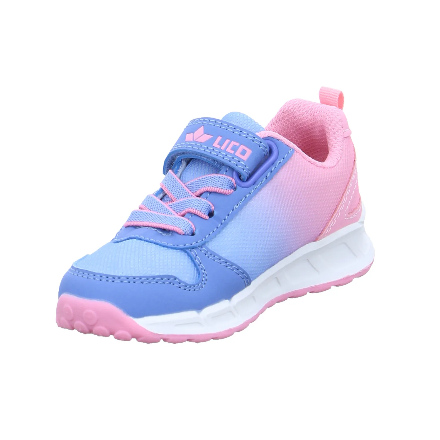 LICO Kleinkinder-Halbschuh Klett Hellblau Synthetik  Blinki