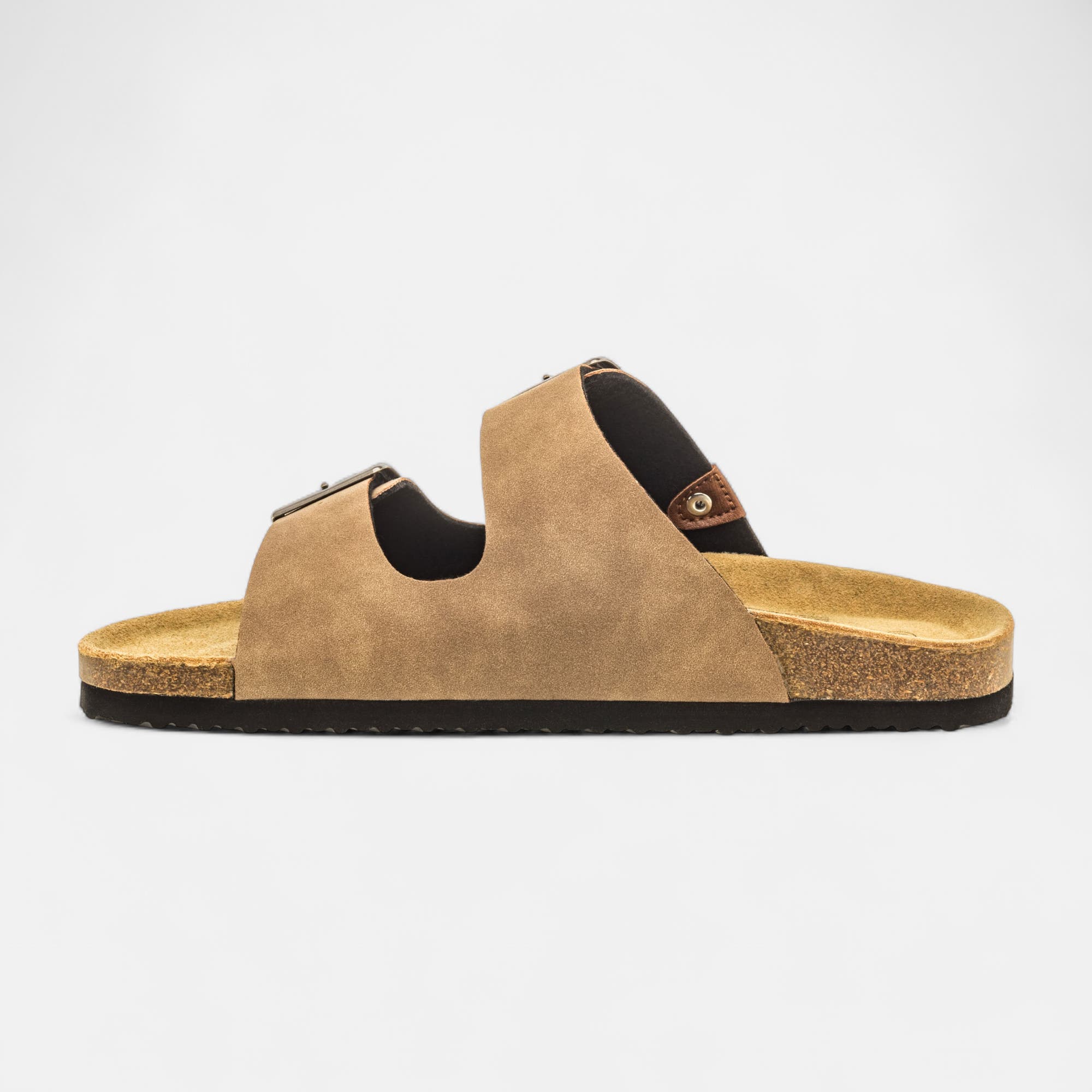 Mules semelle liège Homme beige