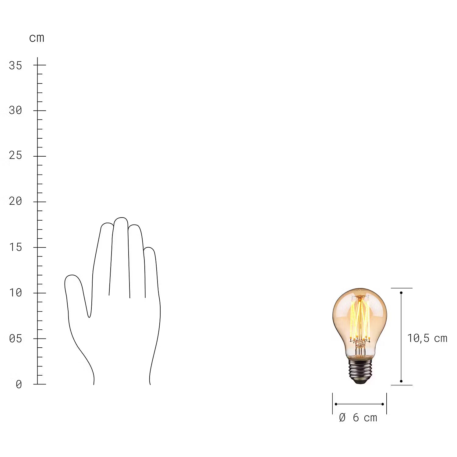 BRIGHT LIGHT LED-Glühbirne
