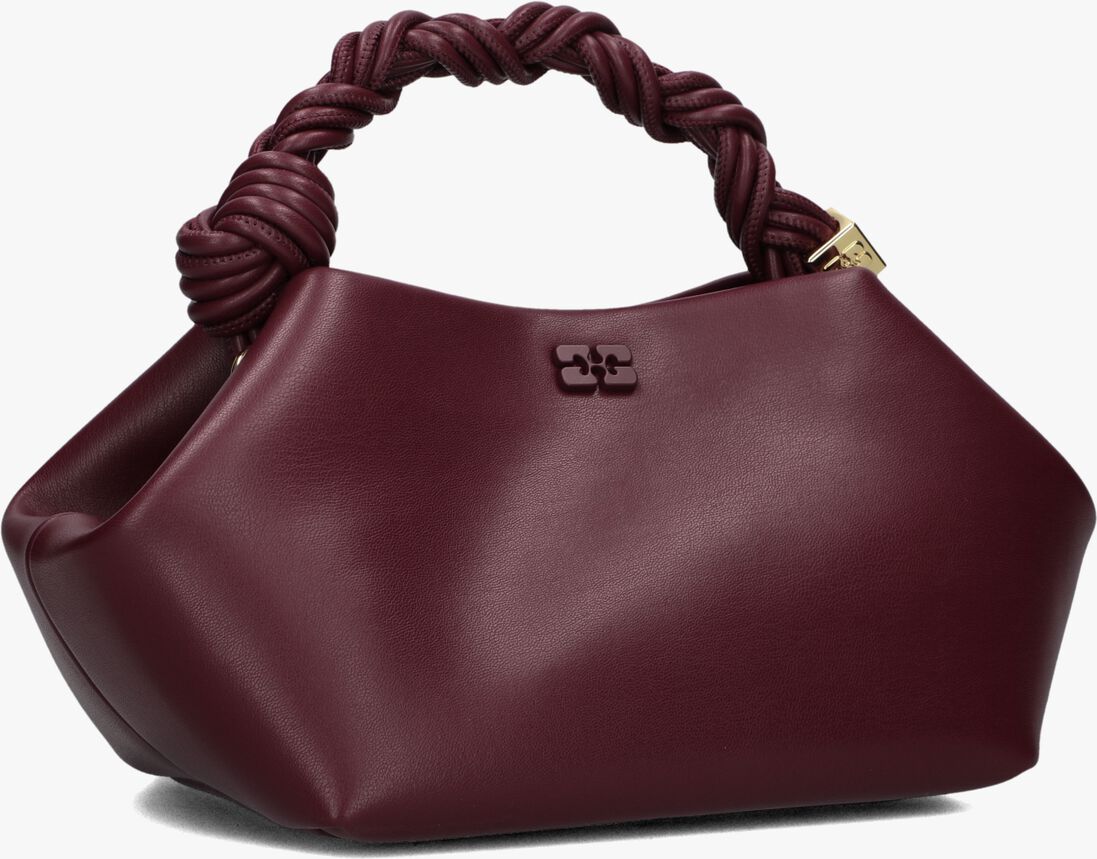 bordeaux ganni handtas ganni bou bag small