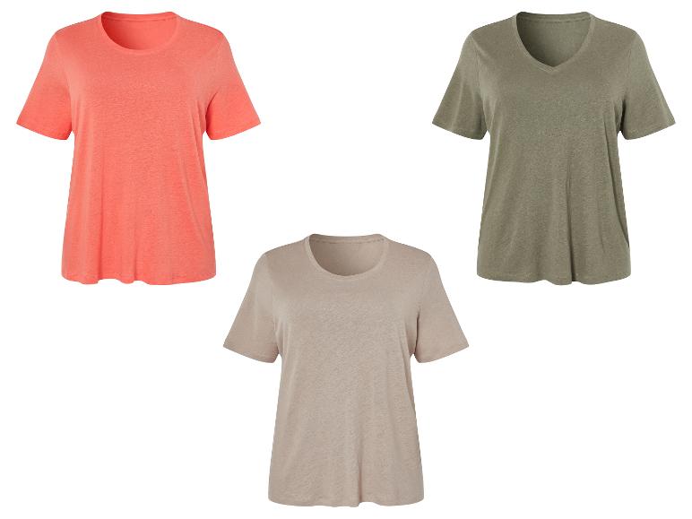 Linnen dames T-shirt - Plus size