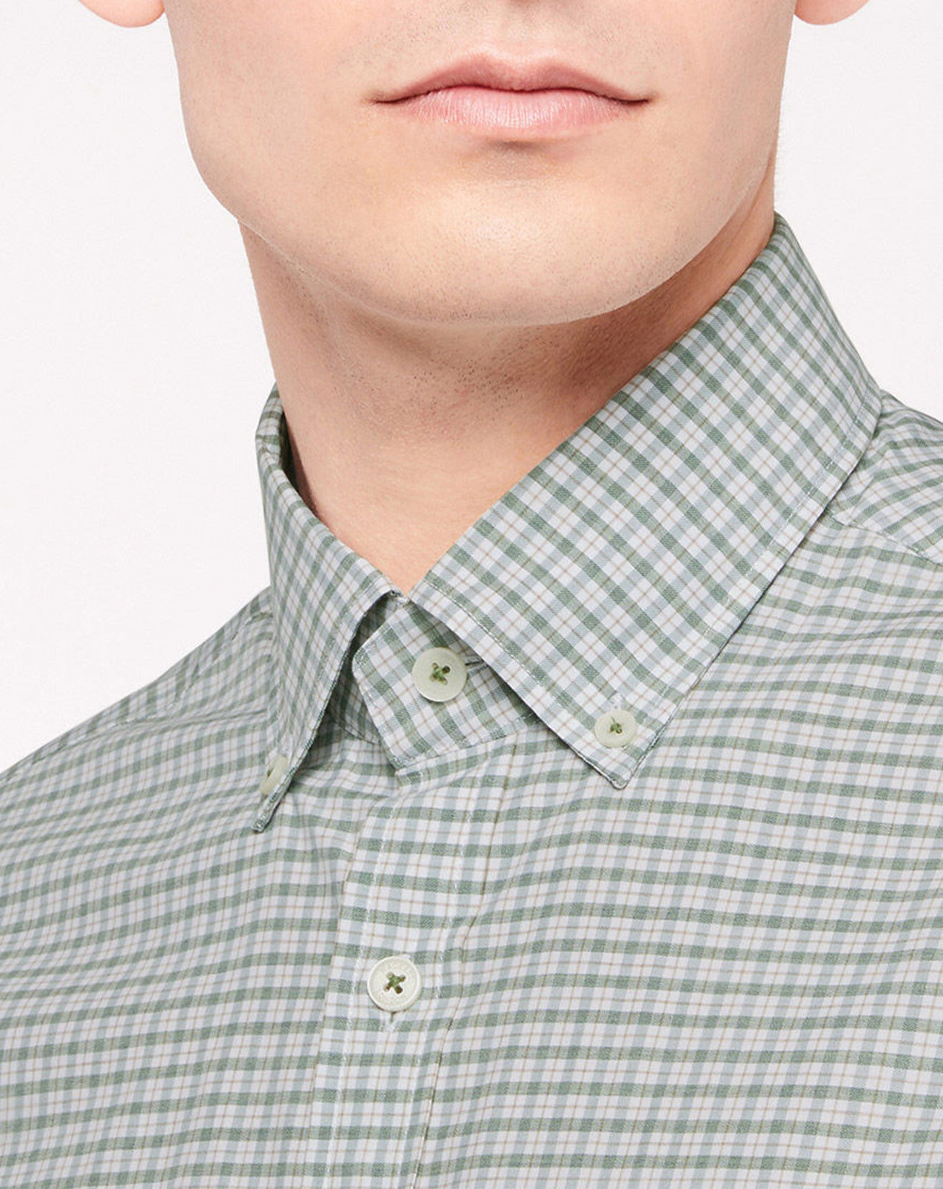 Hackett London Chemise Regular Fit à carreaux verte