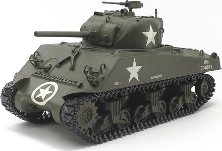 Tamiya - Rc U.S. Medium Tank M4A3 Sherman - 1/35 - 48217