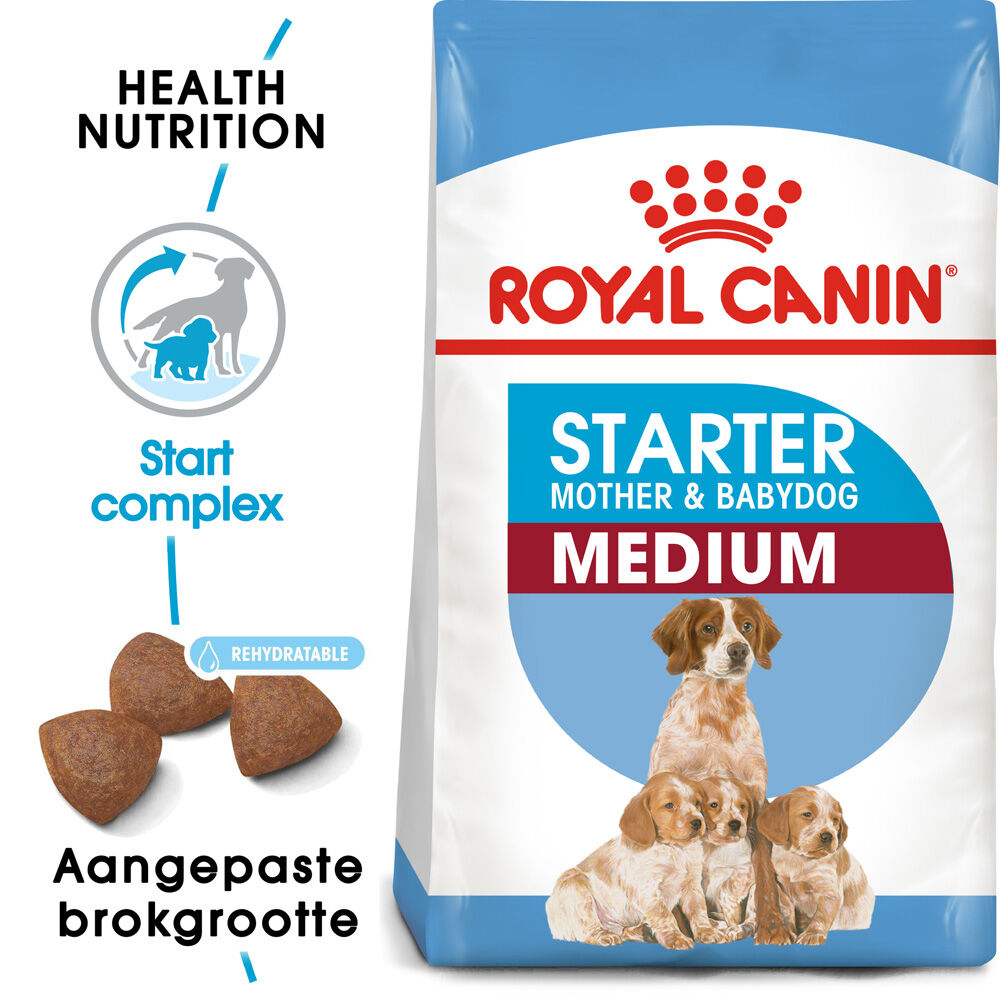 Royal Canin Medium Starter Mother and Babydog - Hondenvoer - 4 Kilogram - gevogelte