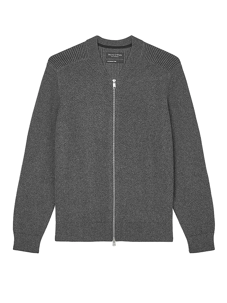 MARC O'POLO Strickjacke grau