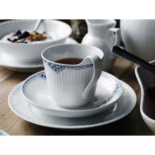 Royal Copenhagen Prinsesse Højhankskop Og Underkop, 25 cl
