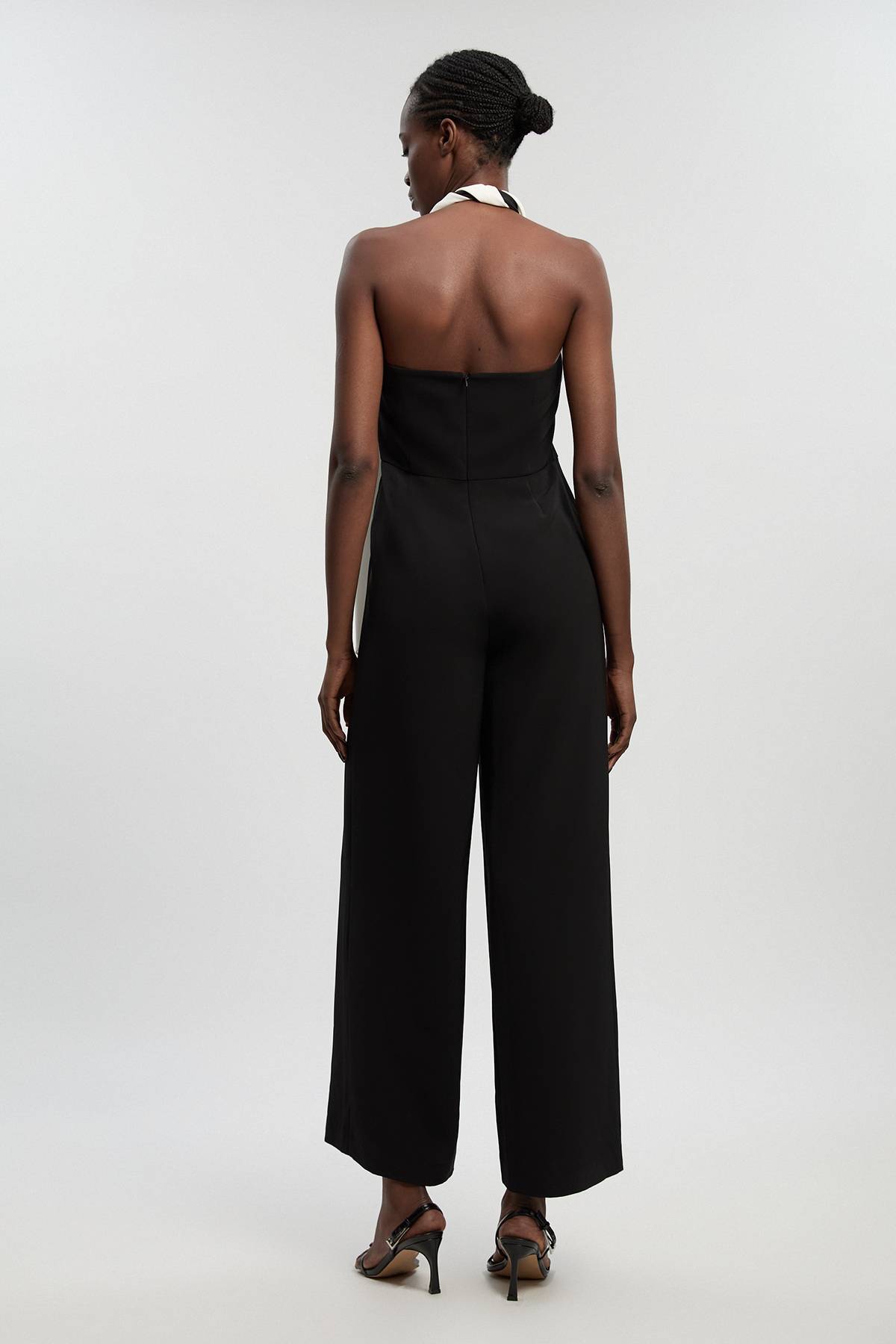 KarenMillen Combinaison Col Licou À Détails Color Block Coupe Ajustée Douce