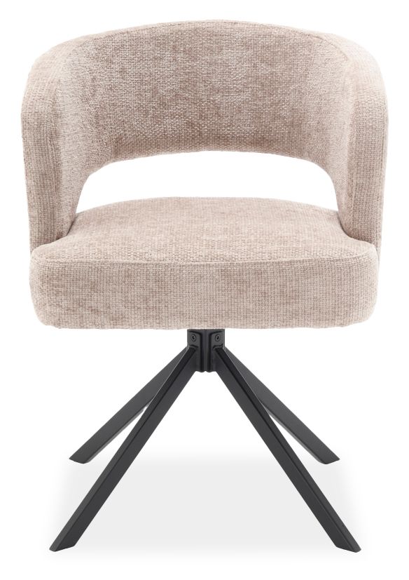 Eetkamerstoel Beige Mura B60 x D62 x H81 cm