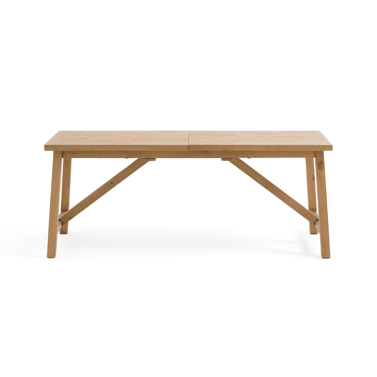 LA REDOUTE INTERIEURS<br>Mesa com extensões 6/8 pessoas em pinho maciço, Cinto