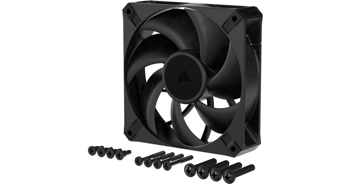 CorsairRS120 MAX Thick case fan  (Zwart, 120 x 120 x 30 mm, PWM)