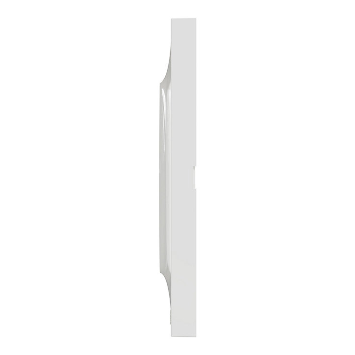 Plaque de finition simple Schneider Electric Odace Styl blanc
