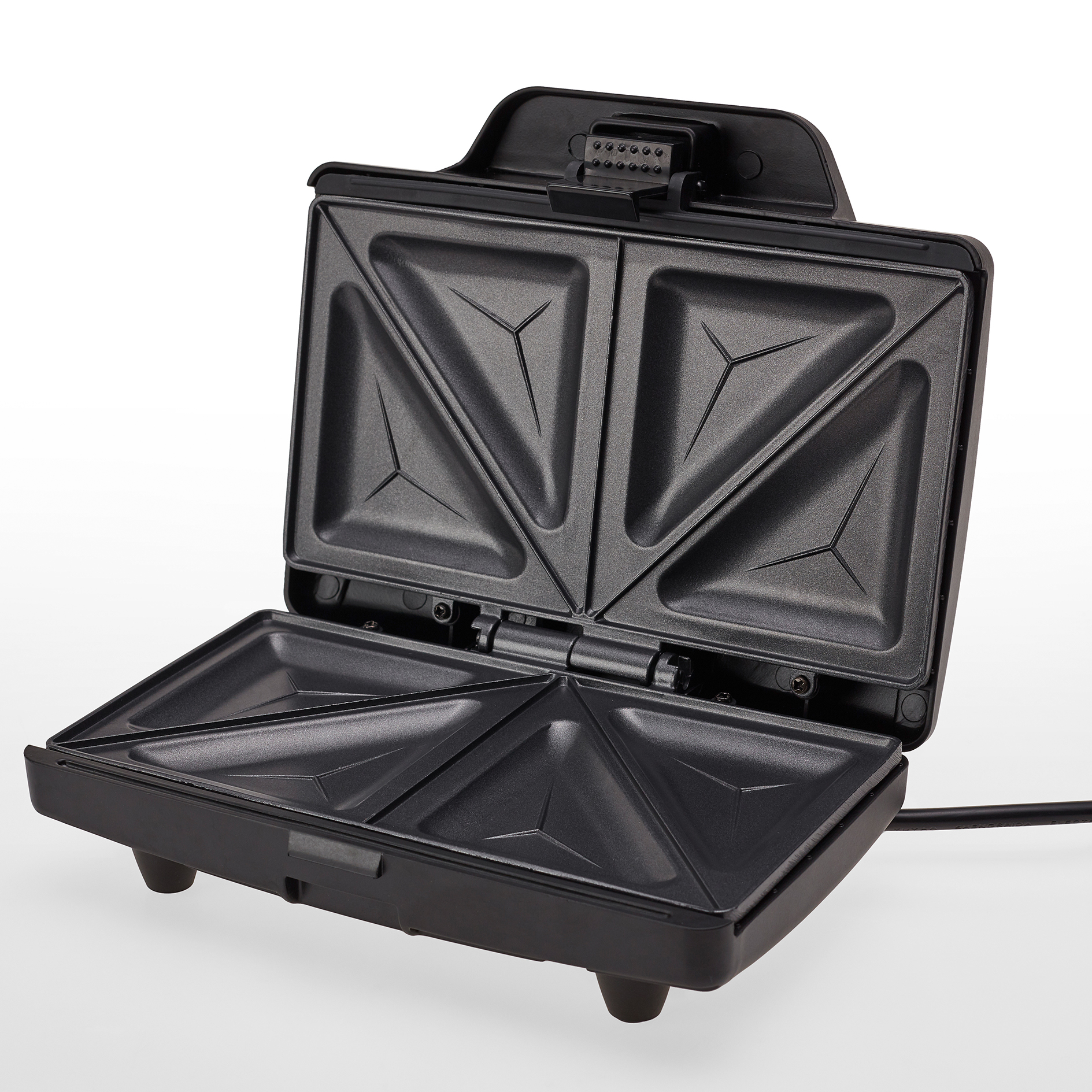 TECHNOLUX Sandwichmaker - schwarz matt - 750 Watt