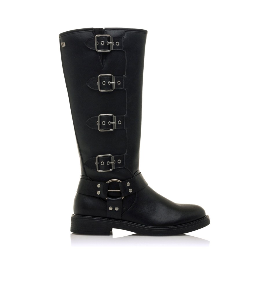 Botas Mustang marrom e preto