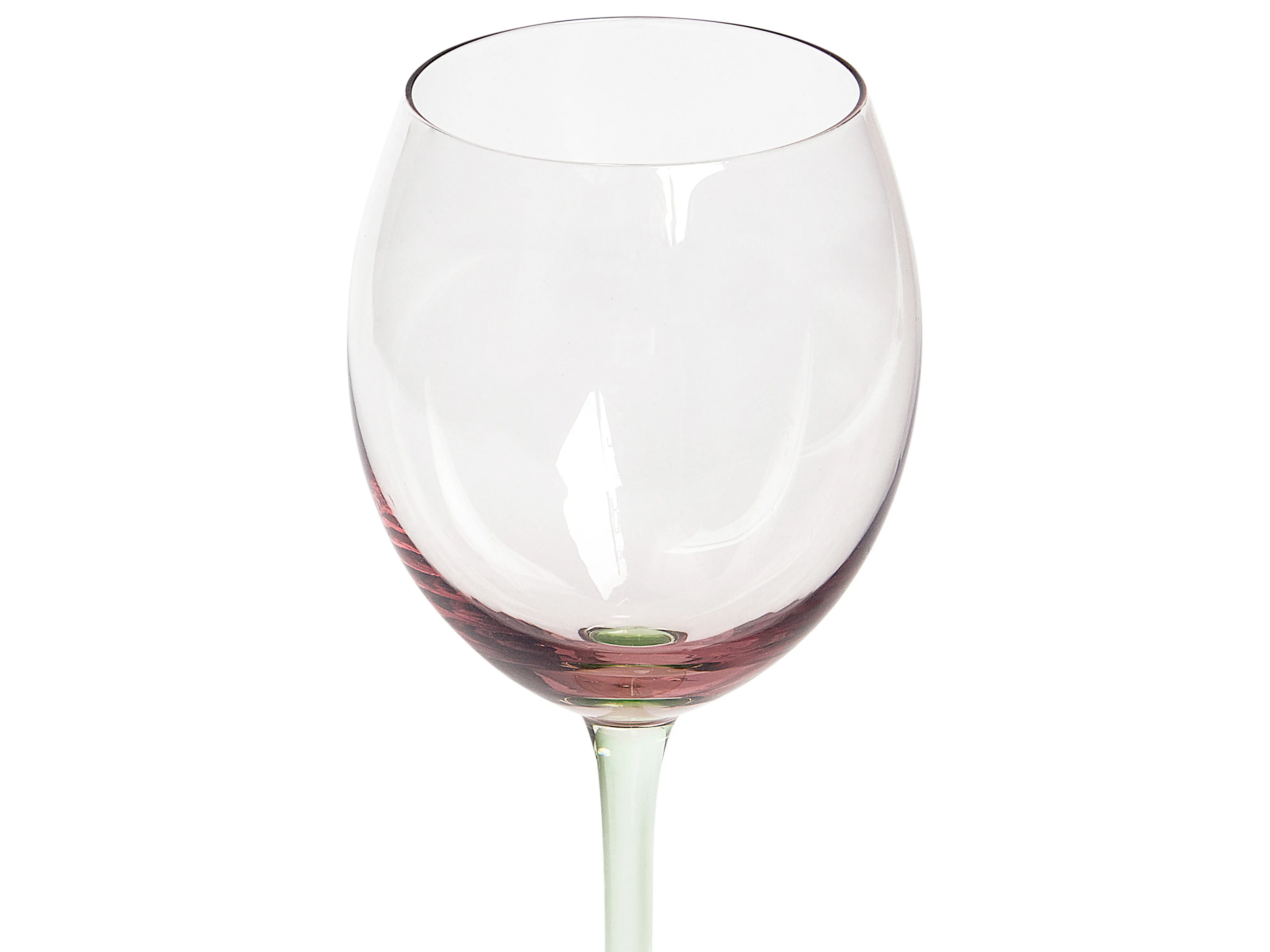 Set van 4 wijnglazen DIOPSIDE 360 ml Roze