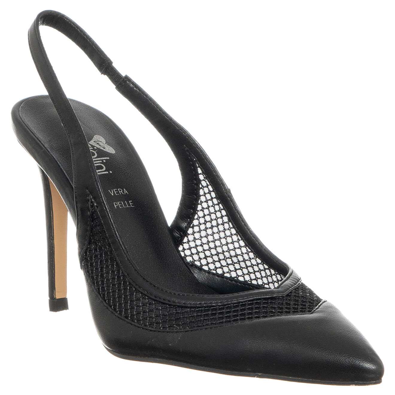 Tua By Braccialini Slingbacks Lou noirs - Talon 9 cm