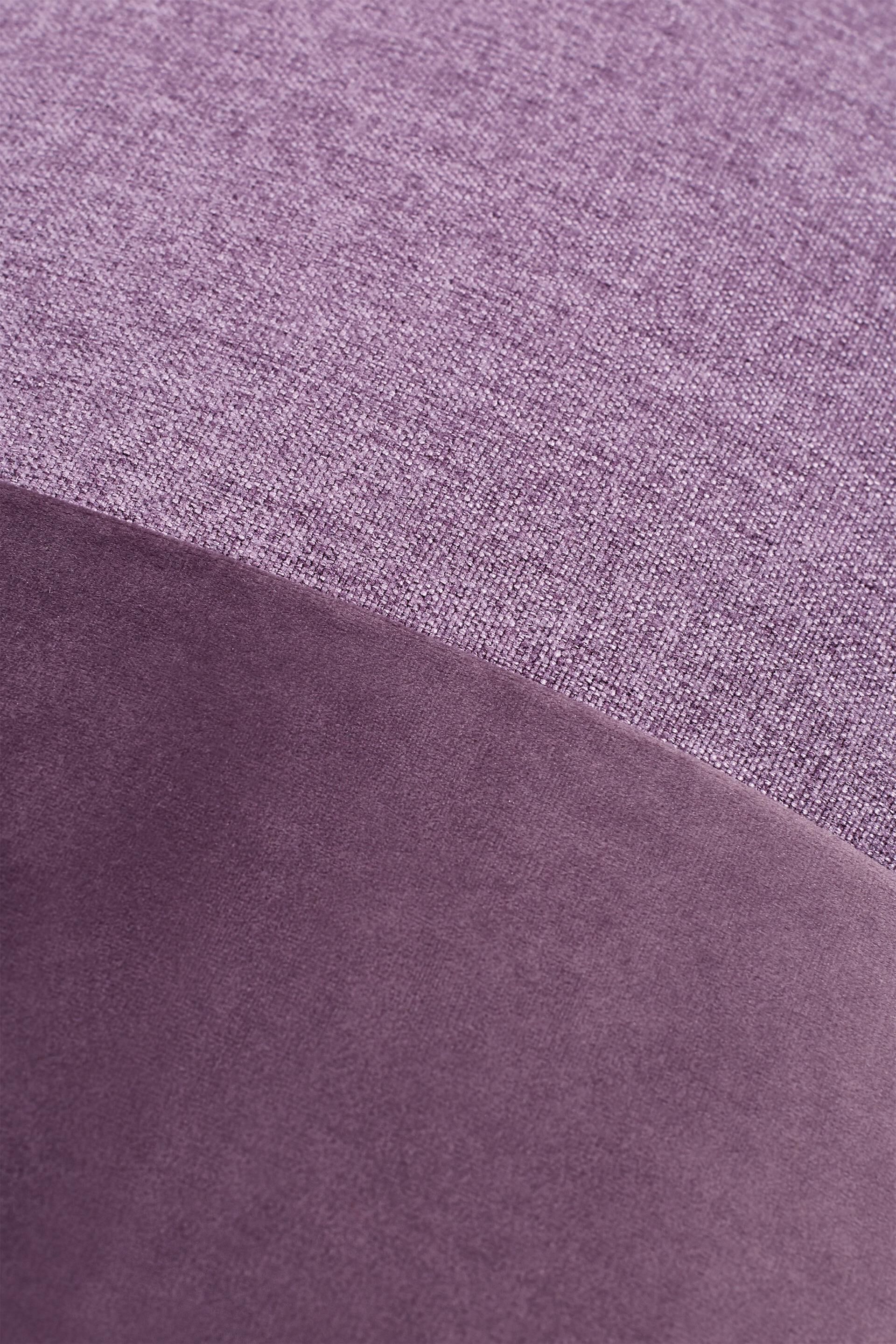 Housse de coussin en mélange de matières à teneur en micro velours