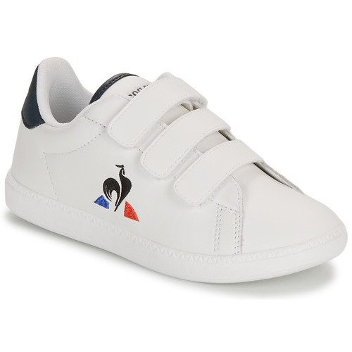 Le Coq Sportif - COURTSET_2 KIDS - Blanc / Marine