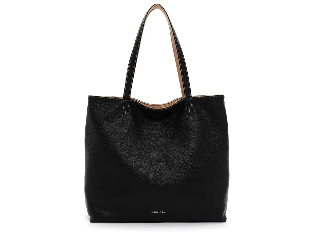 EMILY & NOAH Shopper Schwarz Lederimitat  mit Bag in Bag
