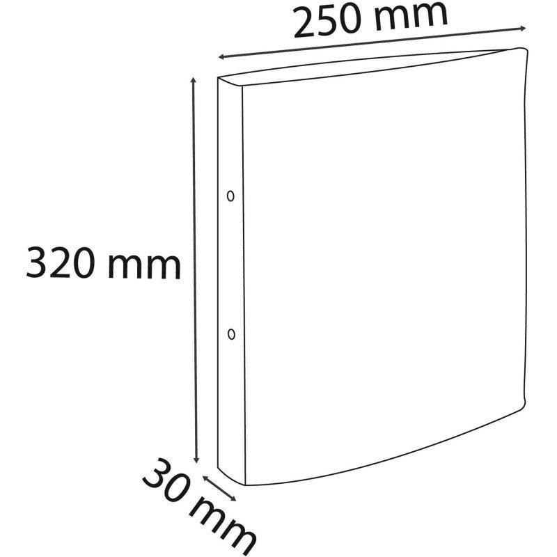 Classeur 2 anneaux plastifié Exacompta Chromaline A4 - Dos 2 cm couleurs assorties