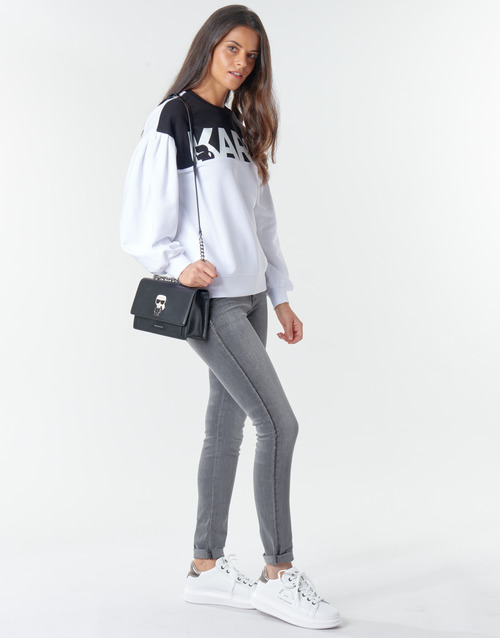 Karl Lagerfeld - SKINNY DENIMS W/ CHAIN Gris
