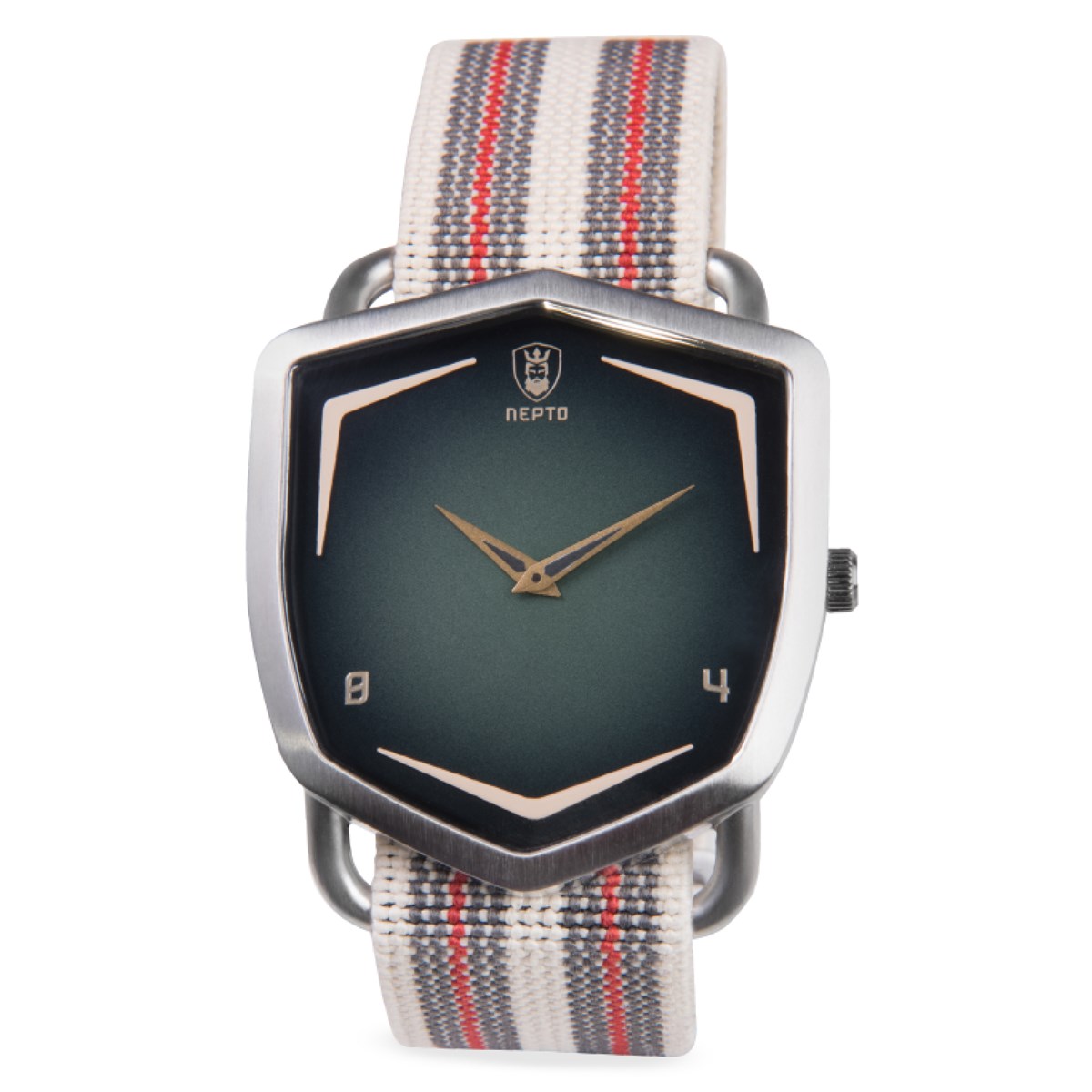 Green Spectra - Nato Nylon Beige/Vert/Rouge