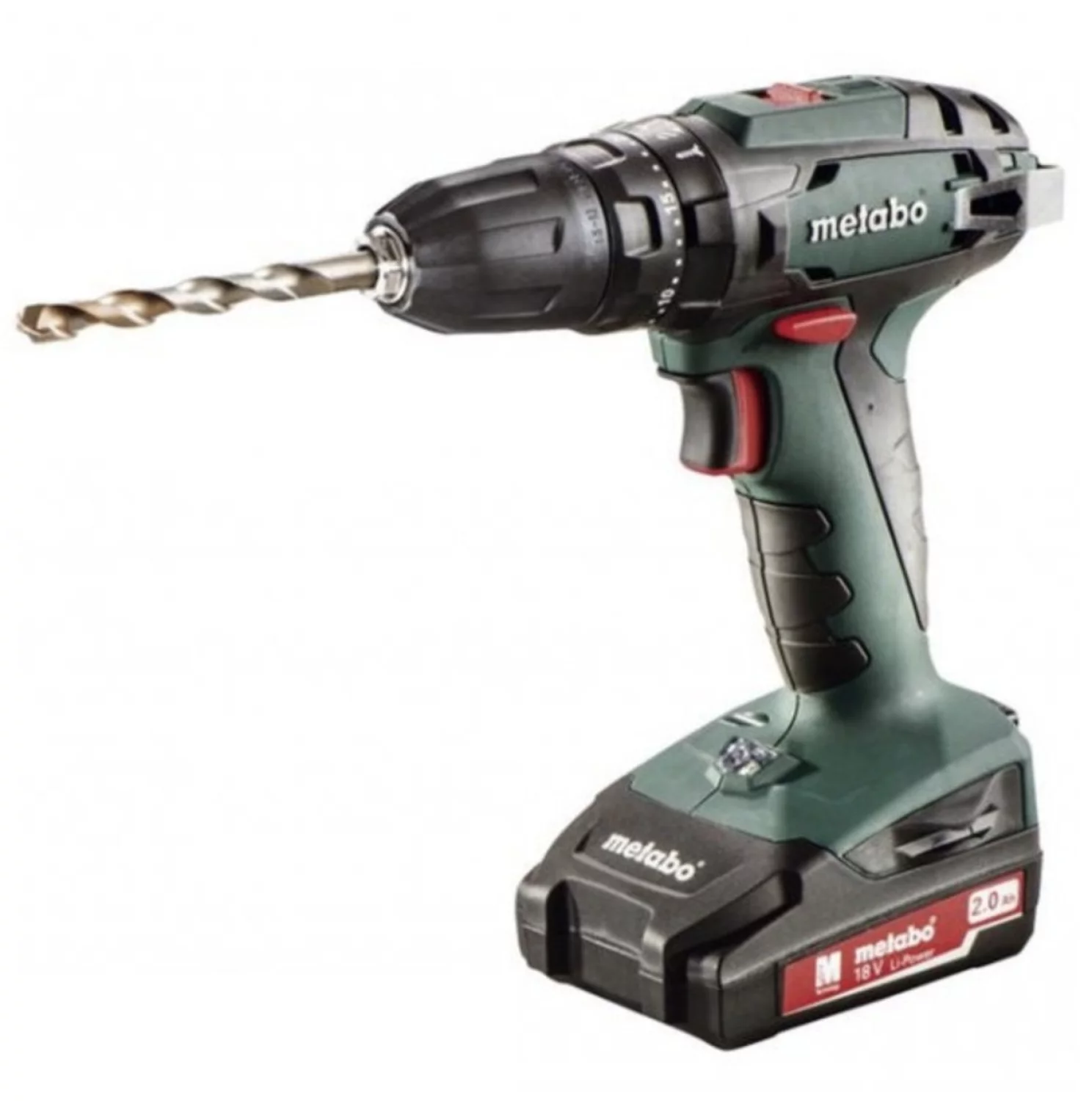 Metabo BS 18 18V Li-Ion accu boor-/schroefmachine set (2x 2.0Ah Li-POWER accu) in metaBOX