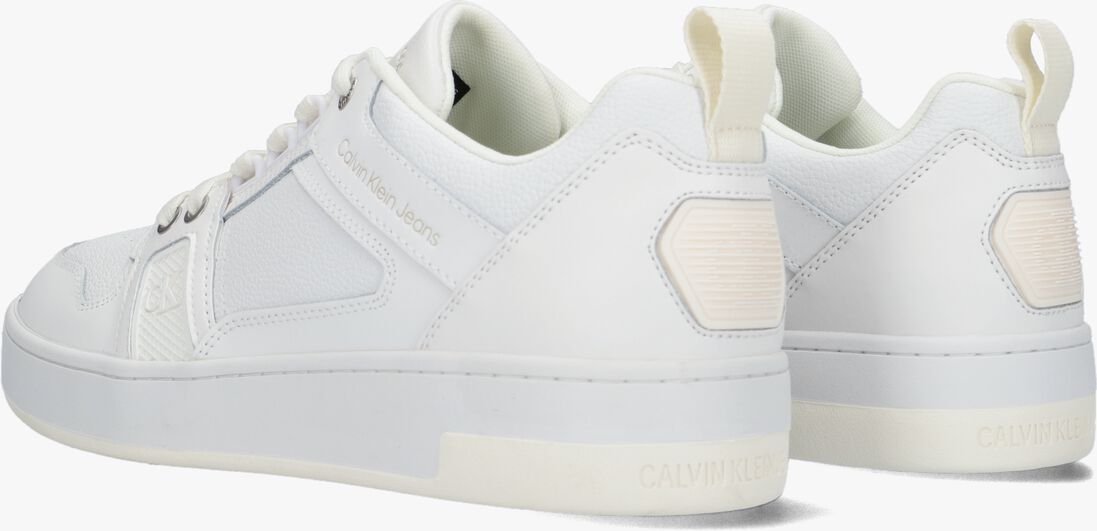 CALVIN KLEIN witte calvin klein lage sneakers basket cupsole r insert